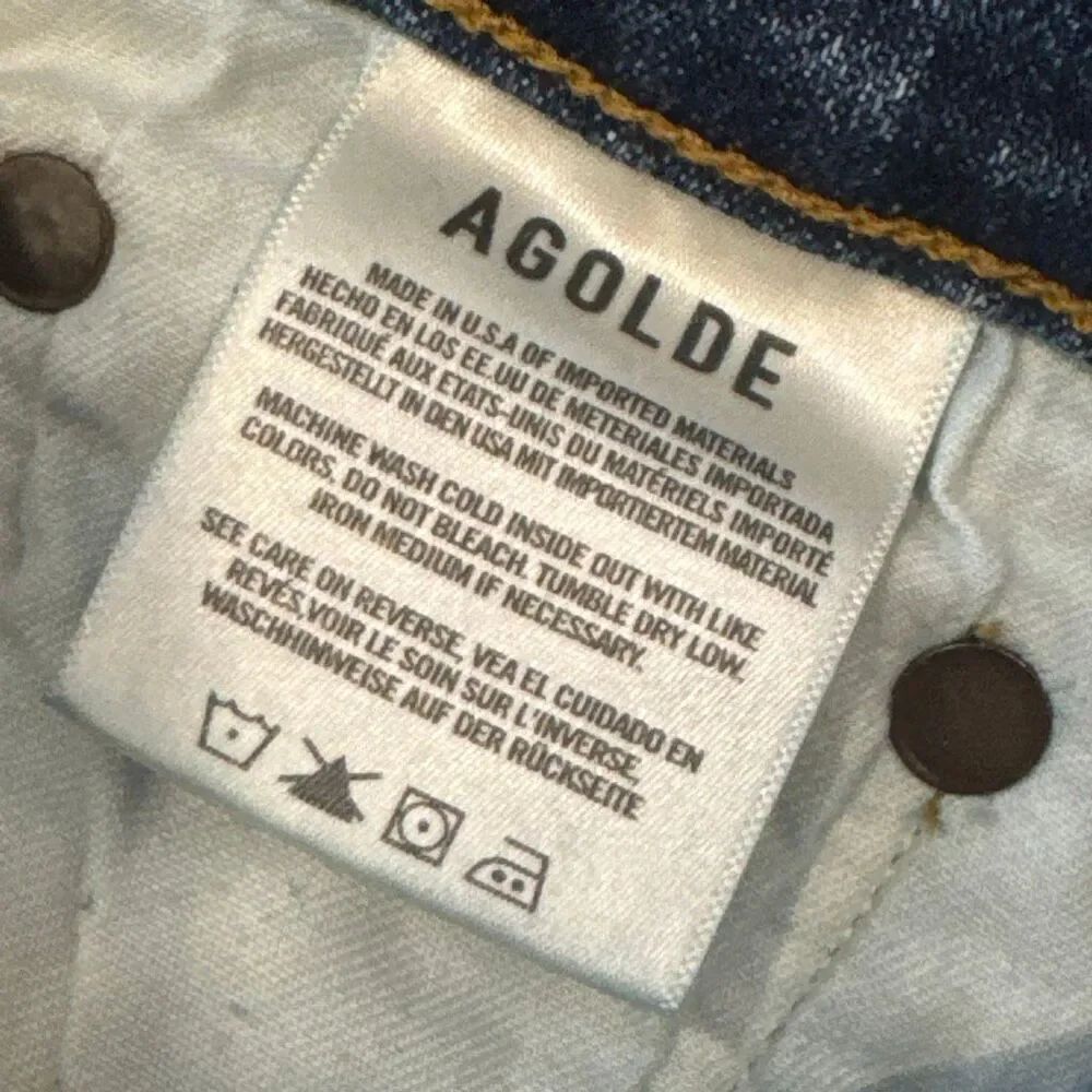 Agolde Nico High Rise jeans size 27 - Picture 3 of 6